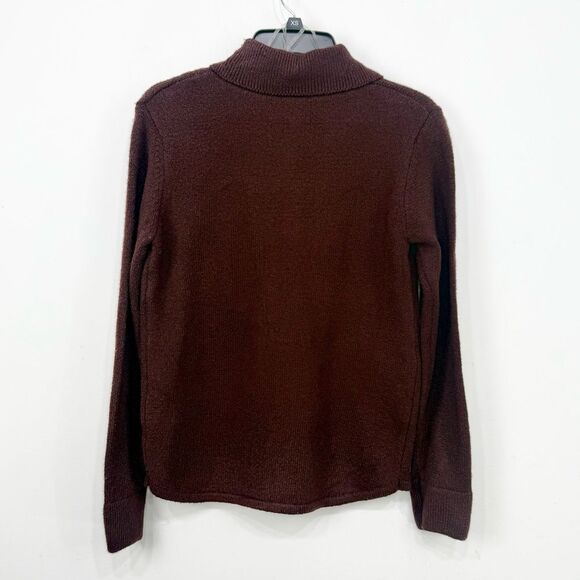 Pink Rose Decadent Chocolate Shirt Style Button Up Cardigan Sweater NEW - Picture 9 of 16